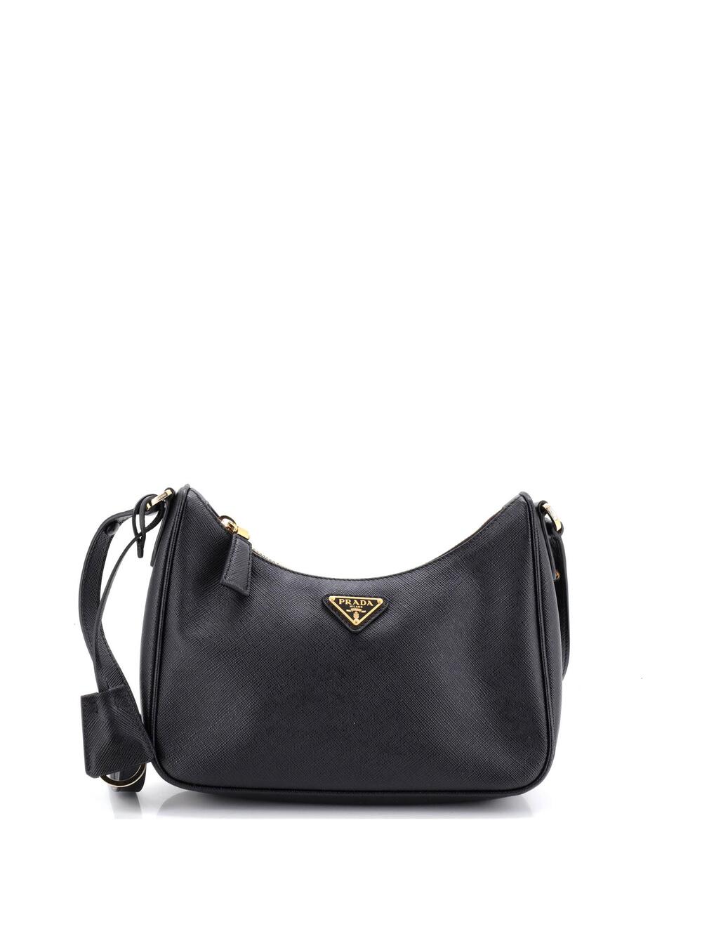 Prada Adjustable Handle Zip Hobo #241355P24B